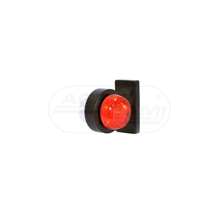 Lampa zespolona obrysowa przednio-tylna, 12V-24V + przewody 40cm LgY-S 0,75mm2, diody 544BC/II, W74.2 WAŚ