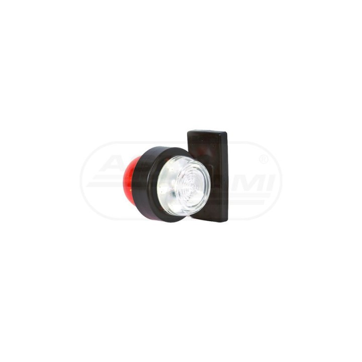 Lampa zespolona obrysowa przednio-tylna, 12V-24V + przewody 40cm LgY-S 0,75mm2, diody 544BC/II, W74.2 WAŚ