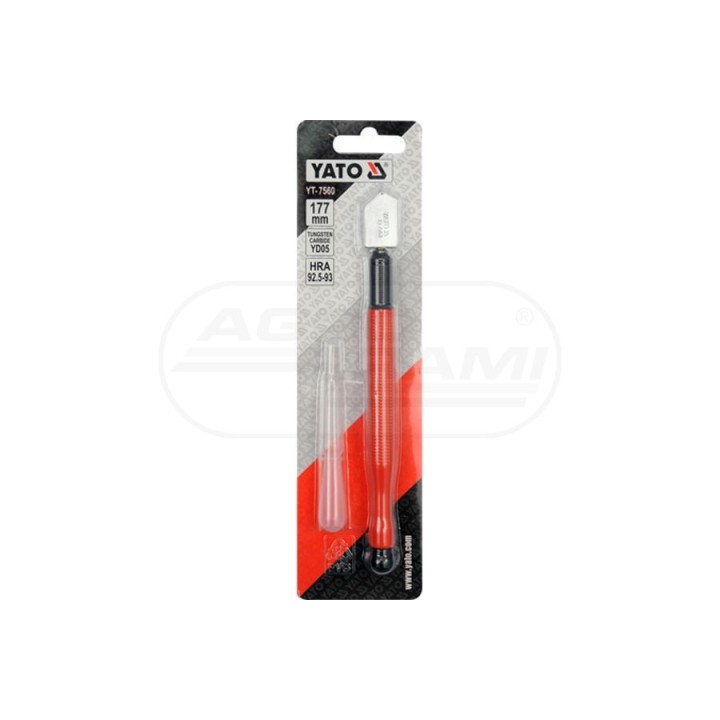 Nóż olejowy do cięcia szkła YATO 177 mm YT7560