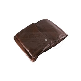 Plandeka gruba 135gsm 5X8M-BRĄZ