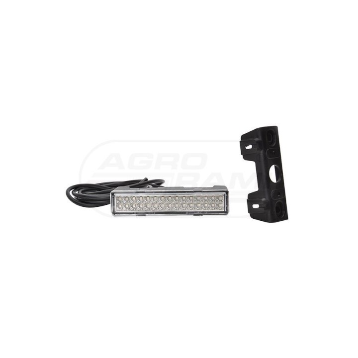 Lampa przeciwmgielna, jednofunkcyjna, 12V-24V + przewody 245cm YLY-S 2x0,75mm2, diody 748, W99 WAŚ