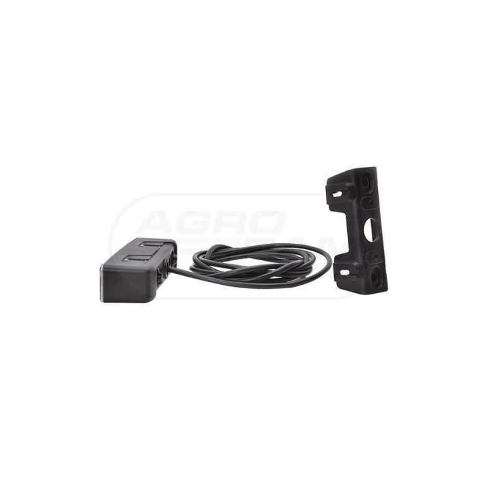 Lampa przeciwmgielna, jednofunkcyjna, 12V-24V + przewody 245cm YLY-S 2x0,75mm2, diody 748, W99 WAŚ