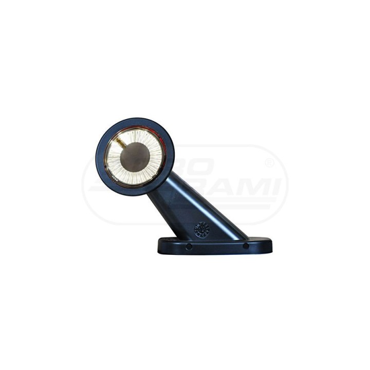 Lampa zespolona obrysowa przednio-tylna lewa, 12V-24V + przewody 29cm LgY-S 0,75mm2, diody 417BCL, W21.7S WAŚ