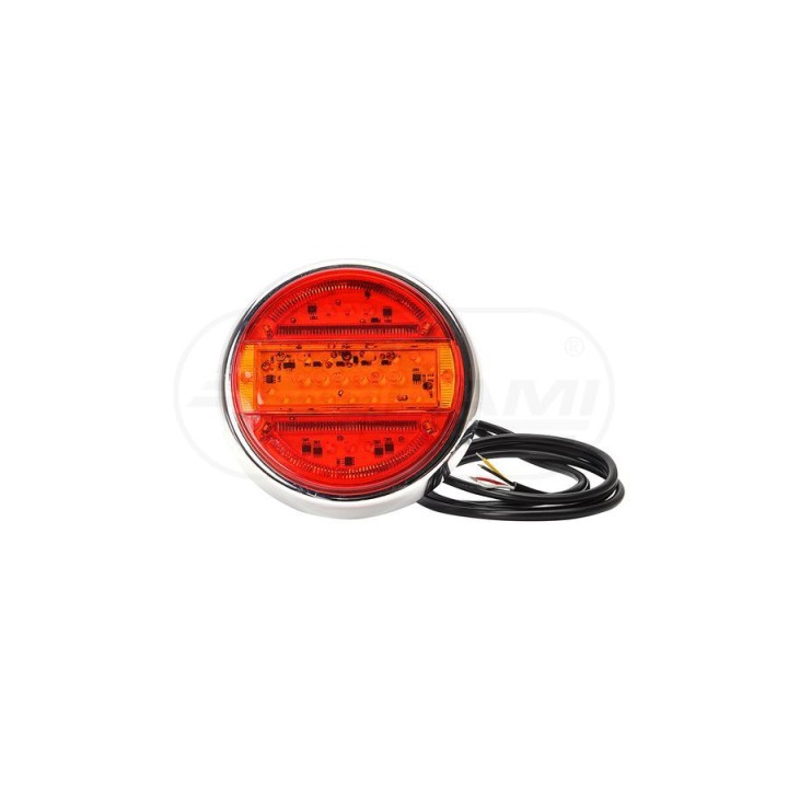 Lampa zespolona tylna, 12V-24V + przewody 200cm YLY-S 4x0,75mm2, diody 764, W95 WAŚ