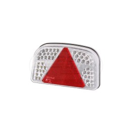 Lampa tylna LED biała z trójkątem L1813 LEWA