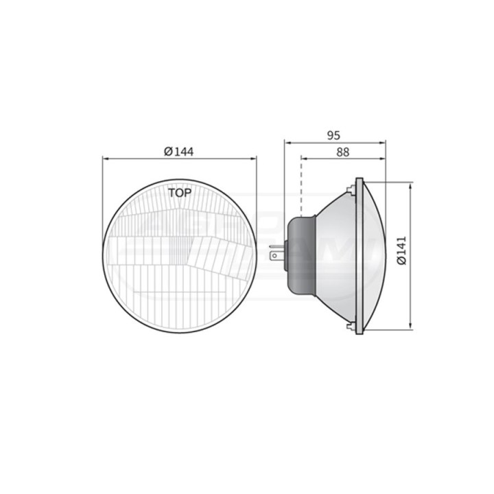 Element optyczny RE02507 931414 58115841 931414 WESEM