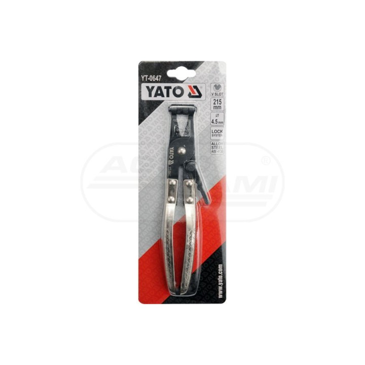 Szczypce do opasek zaciskowych rozprężnych typ V slot YATO 4.5 mm YT-0647