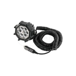 Lampa robocza HOR73, diodowa 12/24V (przewód spiralny 8m, wtyczka do zapalniczki,magnes) LRD 980 HORPOL
