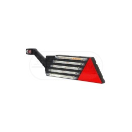Lampa zespolona tylna lewa, 12V-24V + przewody 200cm YLY-S 6x0,75mm2, diody 337/I, W69L WAŚ