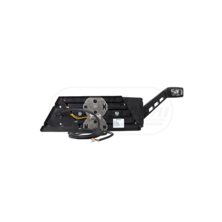 Lampa zespolona tylna lewa, 12V-24V + przewody 200cm YLY-S 6x0,75mm2, diody 337/I, W69L WAŚ