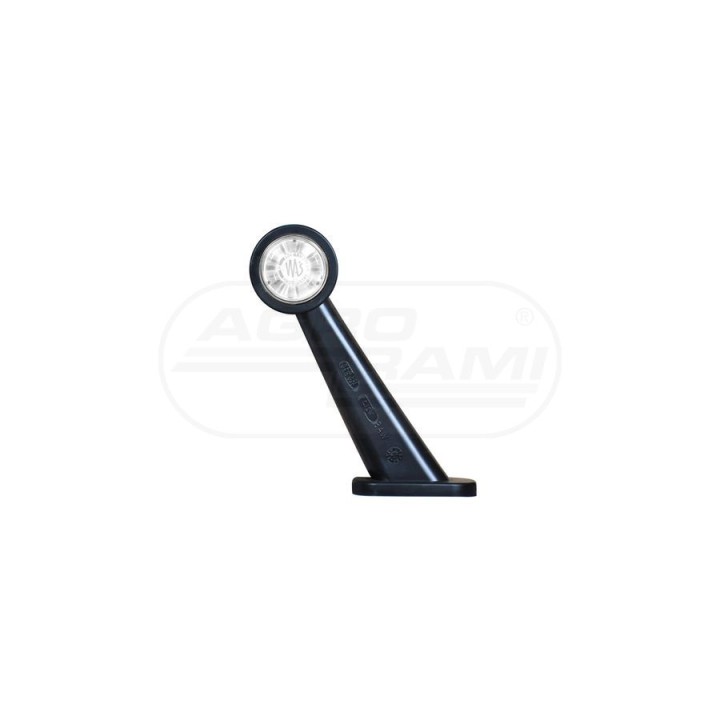 Lampa zespolona obrysowa przednio-tylna prawa, 12V-24V + przewody 21cm LgY-S 0,75mm2, diody 497P, W21.3W WAŚ