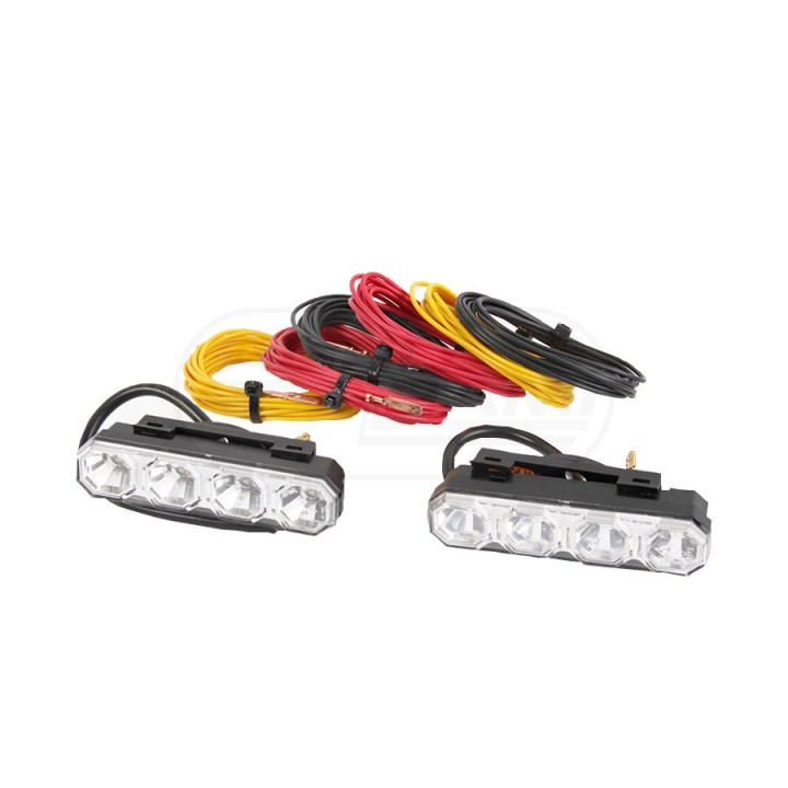 Komplet lamp do jazdy dziennej diodowa 12/24V LDR 2106 HORPOL