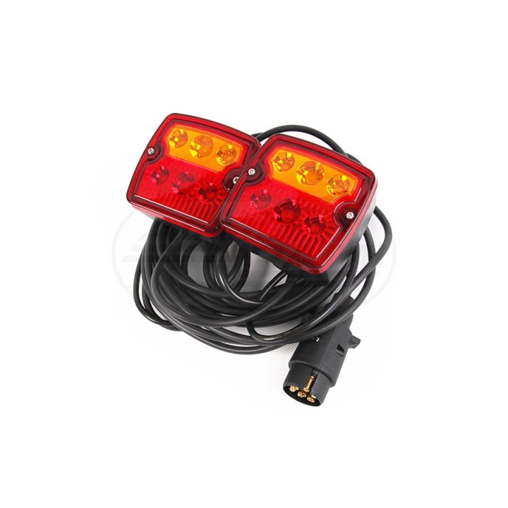 Zestaw lamp HOR74 na magnes przewód7m wtyczka 7-pin ZPR2126 HORPOL