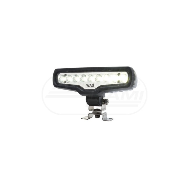 Lampa robocza LED (światło rozproszone), jednofunkcyjna, 12V-24V + przewody 250cm YLY-S 2x1,5mm2, diody 1078, W136 WAŚ