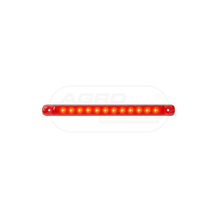 Lampa pozycyjna tylna, jednofunkcyjna, 12V-24V + przewody 39cm LgY-S 0,75mm2, diody 721, W97.5 WAŚ