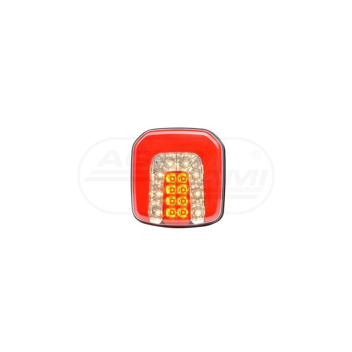 Lampa zespolona tylna LED, 12V-24V + przewody 200cm YLY-S 4x0,5mm2, diody 1091, W146 WAŚ