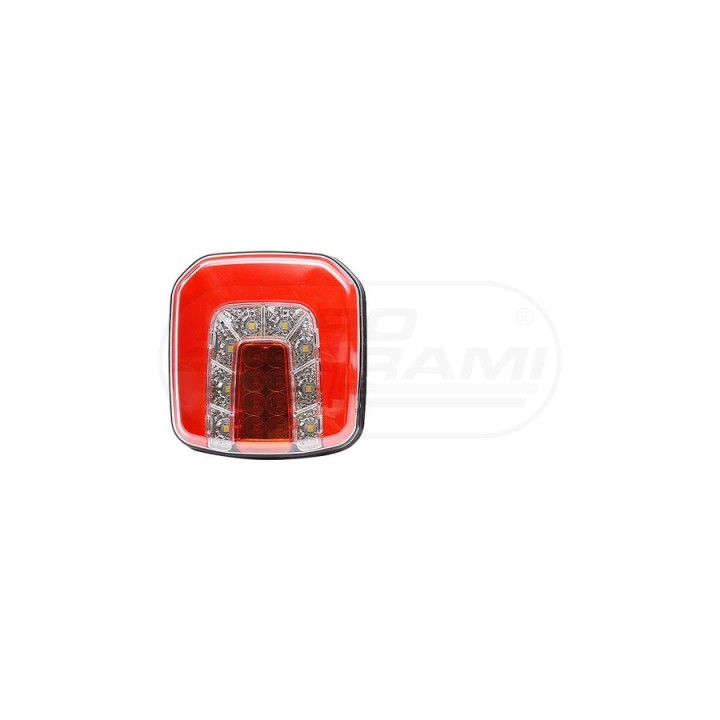 Lampa zespolona tylna LED, 12V-24V + przewody 200cm YLY-S 4x0,5mm2, diody 1091, W146 WAŚ
