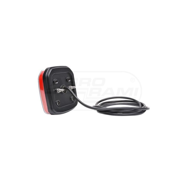 Lampa zespolona tylna LED, 12V-24V + przewody 200cm YLY-S 4x0,5mm2, diody 1091, W146 WAŚ
