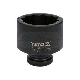 Nasadka udarowa dwunastokątna do piast YATO 1" 65 mm YT11990