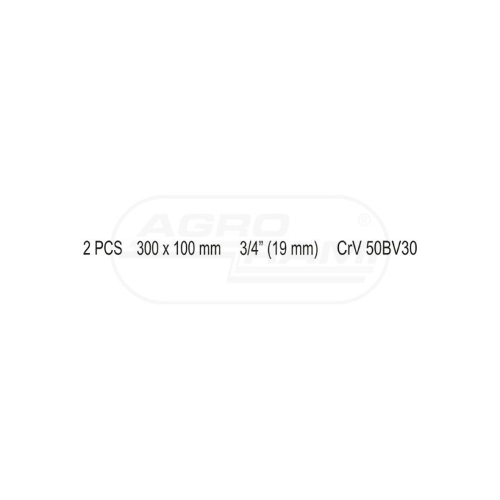 Pokrętło typu L YATO 3/4" 300x100 mm YT13465
