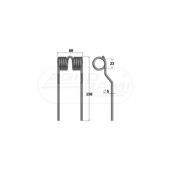 Palec podbieracza prasa KR 130S , KR 10-16S KLI0344 , 9381118.0 , 278552,0 , 2785521 PRODUKT POLSKI