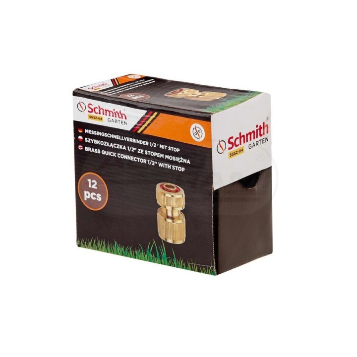 Szybkozłączka ze stopem mosiężna Schmith 1/2" SGSZ-04 SCHMITH