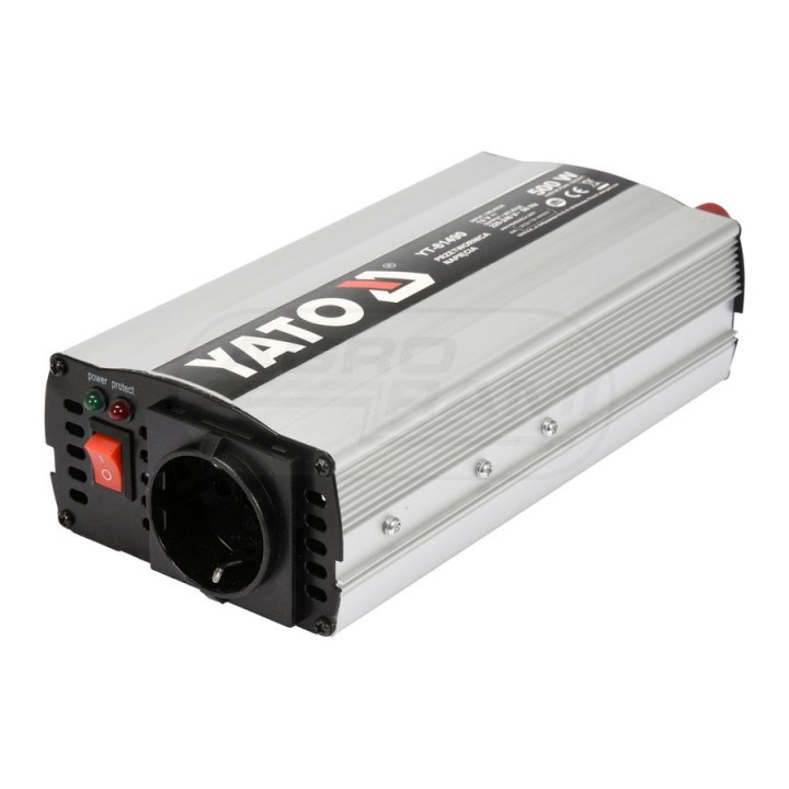 Przetwornica napięcia YATO 12/230V 500W YT81490