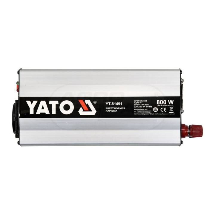 Przetwornica napięcia YATO 12/230V 800W YT81491