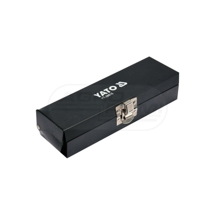 Zestaw-wkrętak udarowy z magnetycznymi końcówkami YATO 15 elementowy YT-28015