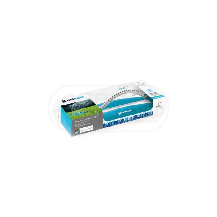 Zraszacz wahadłowy 240 m2 TURBO IDEAL 18 dysz wylotowych 52-070N Cellfast