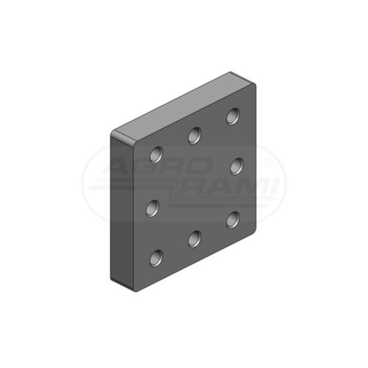 Płyta przyłączeniowa 110x100 Scharmueller 00.645.04.0 , 00645040 SCHARMUELLER