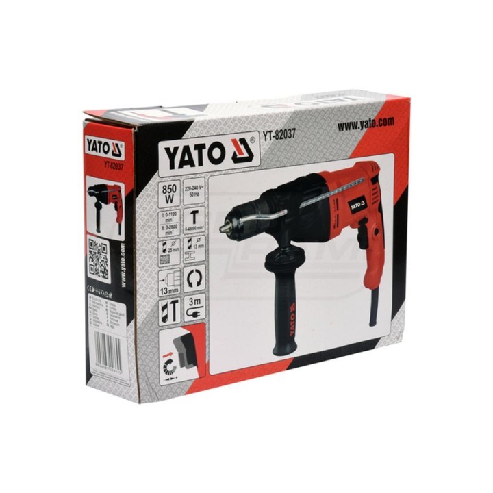 Wiertarka udarowa dwubiegunowa YATO 850W YT82037