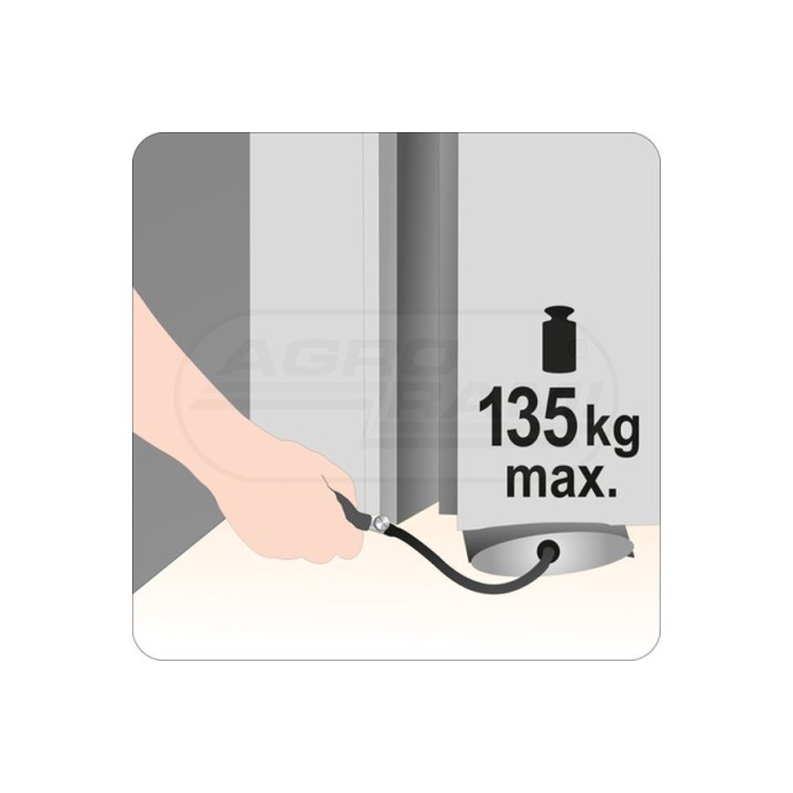 Poduszka montażowa YATO 135 kg YT67380