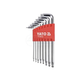 Zestaw kluczy z kulką długie TORX YATO T9-T40 8 elementów YT05123
