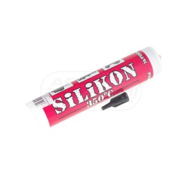 Silikon wysokotemperaturowy CZARNY 300ml.Czarny