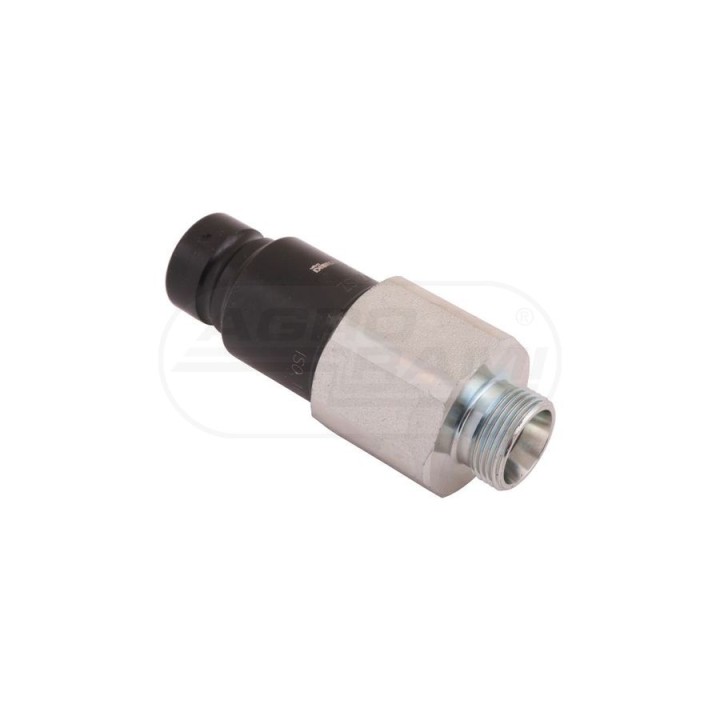 Szybkozłącze hydrauliczne suchoodcinające wtyczka  gwint zewnętrzny M22X1,5 ISO 16028 WARYŃSKI Waryński