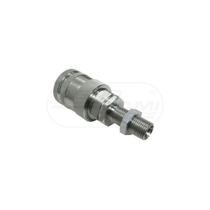 Szybkozłącze hydrauliczne gniazdo long M16x1,5 gwint zewnętrzny EURO PUSH-PULL 9100816GL ISO 7241-A WARYŃSKI Waryński