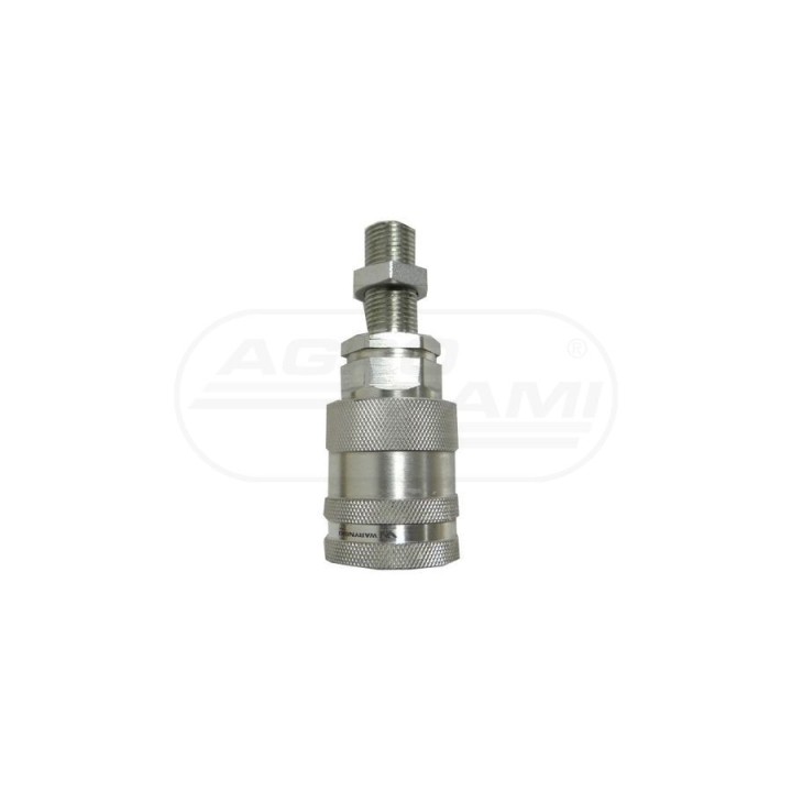 Szybkozłącze hydrauliczne gniazdo long M16x1,5 gwint zewnętrzny EURO PUSH-PULL 9100816GL ISO 7241-A WARYŃSKI Waryński