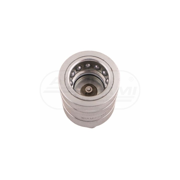 Szybkozłącze hydrauliczne gniazdo z eliminatorem ciśnienia M22x1,5 gwint zewnętrzny EURO PUSH-PULL 9100822G ISO 7241-A WARYŃSKI