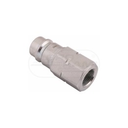 Szybkozłącze hydrauliczne wtyczka z eliminatorem ciśnienia M18x1,5 gwint wewnętrzny EURO M18X1,5 ISO 7241-A WARYŃSKI Waryński