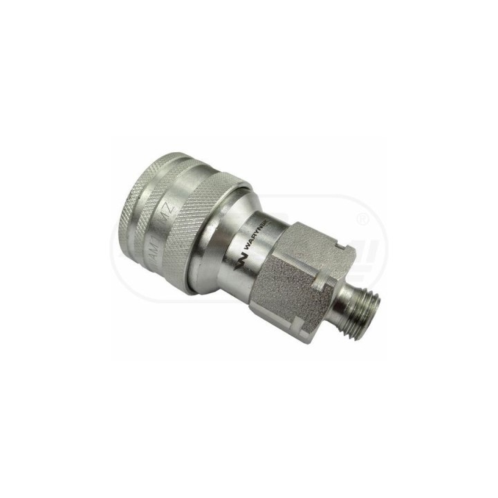Szybkozłącze hydrauliczne gniazdo M14x1,5 gwint zewnętrzny EURO 9100814G ISO 7241-A WARYŃSKI Waryński