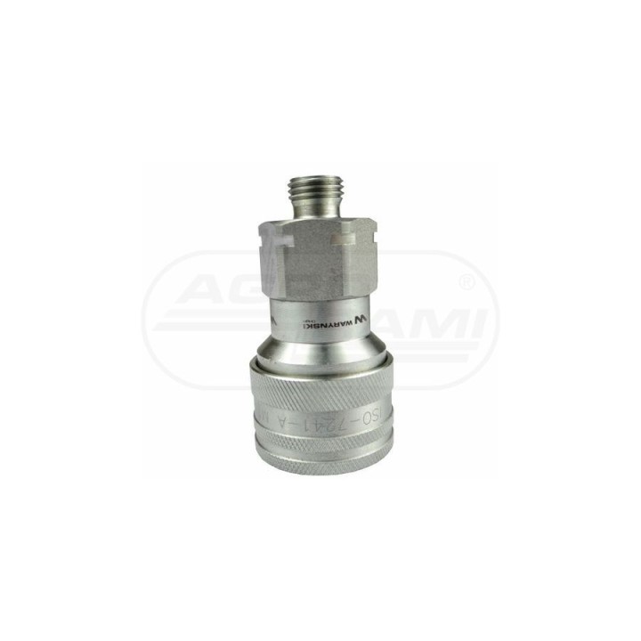 Szybkozłącze hydrauliczne gniazdo M14x1,5 gwint zewnętrzny EURO 9100814G ISO 7241-A WARYŃSKI Waryński