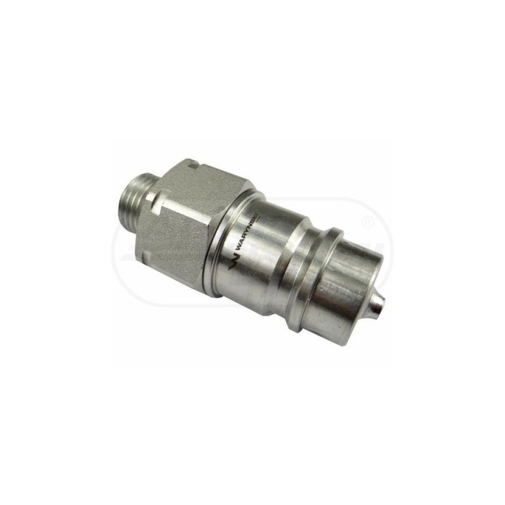Szybkozłącze hydrauliczne wtyczka M16x1,5 gwint zewnętrzny EURO 9100816W ISO 7241-A WARYŃSKI Waryński