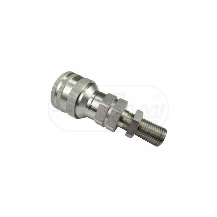 Szybkozłącze hydrauliczne gniazdo long M16x1,5 gwint zewnętrzny EURO 9100816GL ISO 7241-A WARYŃSKI Waryński