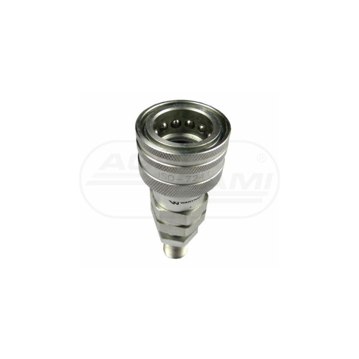 Szybkozłącze hydrauliczne gniazdo long M16x1,5 gwint zewnętrzny EURO 9100816GL ISO 7241-A WARYŃSKI Waryński