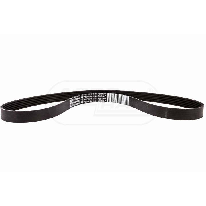 Pasek B40928 , 6PK 1143 VPE6393 B40928 , 4350583M1 , 4350583M2 AGCO