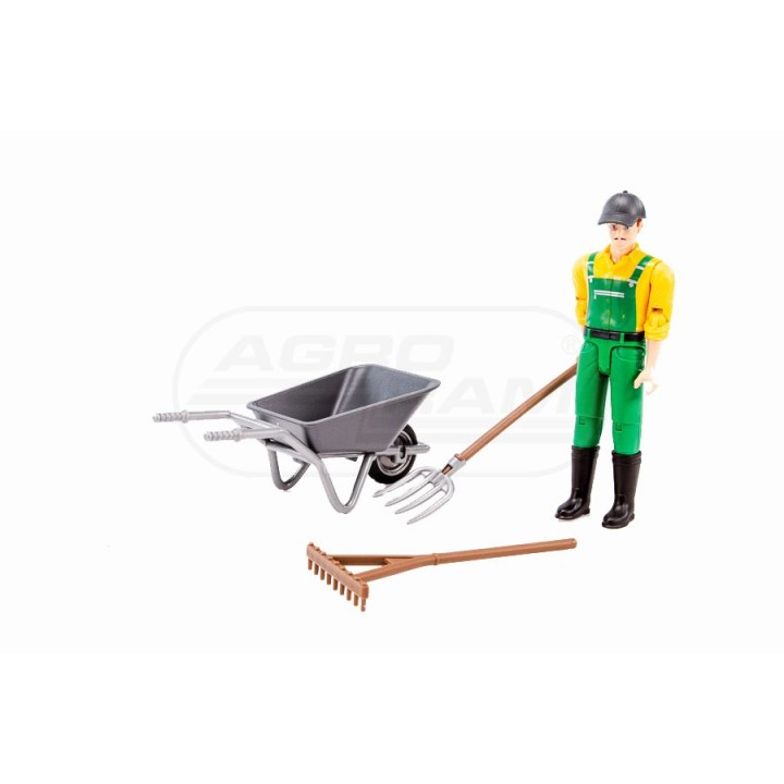Figurka rolnika z akcesoriami Bruder 62610 BR62610 BRUDER