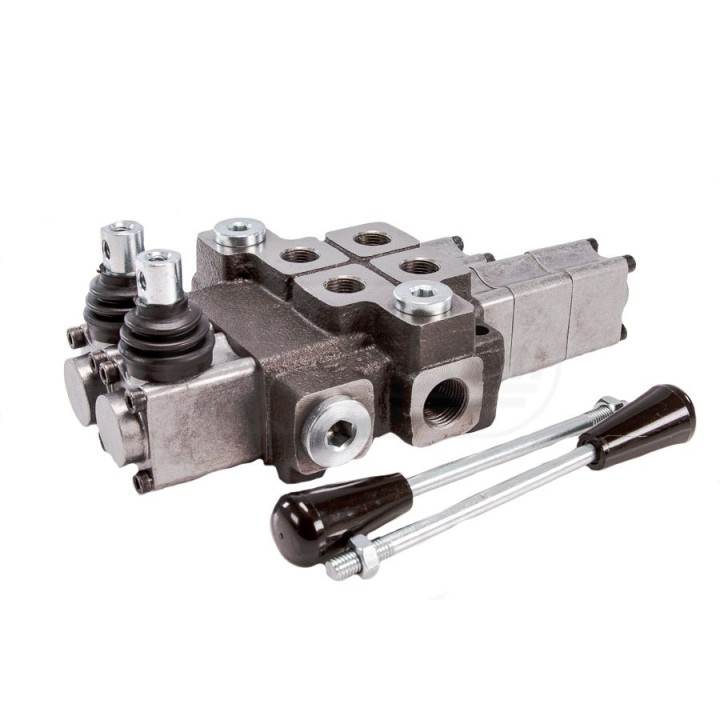 Rozdzielacz hydrauliczny 2-sekcyjny max przepływ 40L  1-sekcja pływająca W-ROZ40L/2X1P WARYŃSKI Waryński