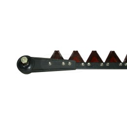 Listwa noż. Dł-6.20m (śruba) główka - 80753862 84433815 , 41786 , Ilość nożyków: 80+1/2