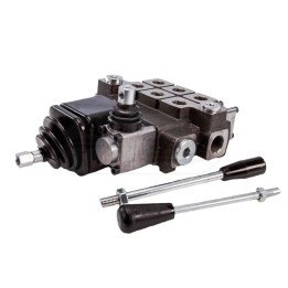 Rozdzielacz hydrauliczny 3-sekcyjny max przepływ 40L 2 sekcje 1dzwignia +1sekcja 1 dzwignia W-ROZ40L/3X2J WARYŃSKI Waryński